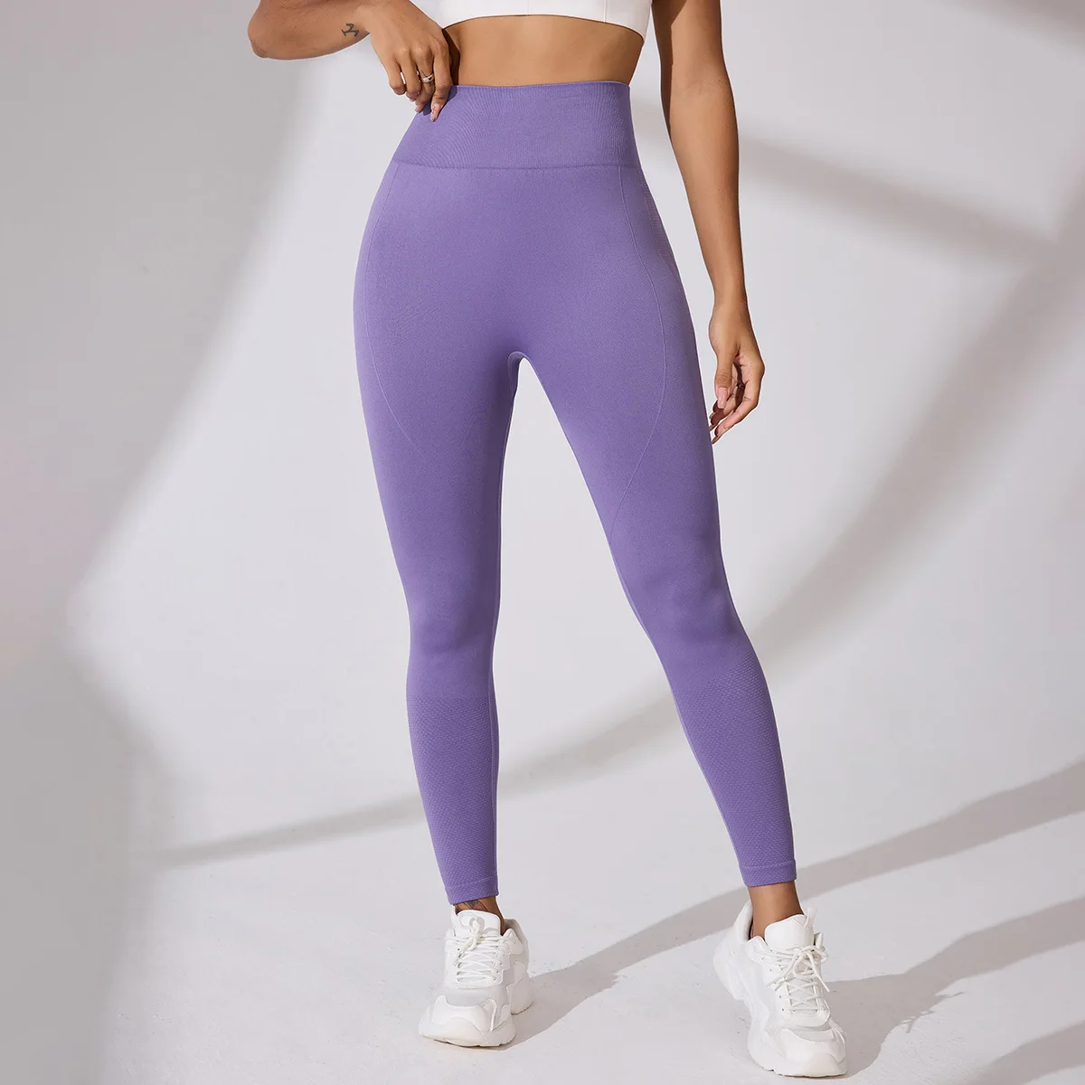 Nuovi pantaloni da yoga a vita alta elastici e traspiranti da donna, pantaloni da yoga attillati a vita alta, pantaloni fitness