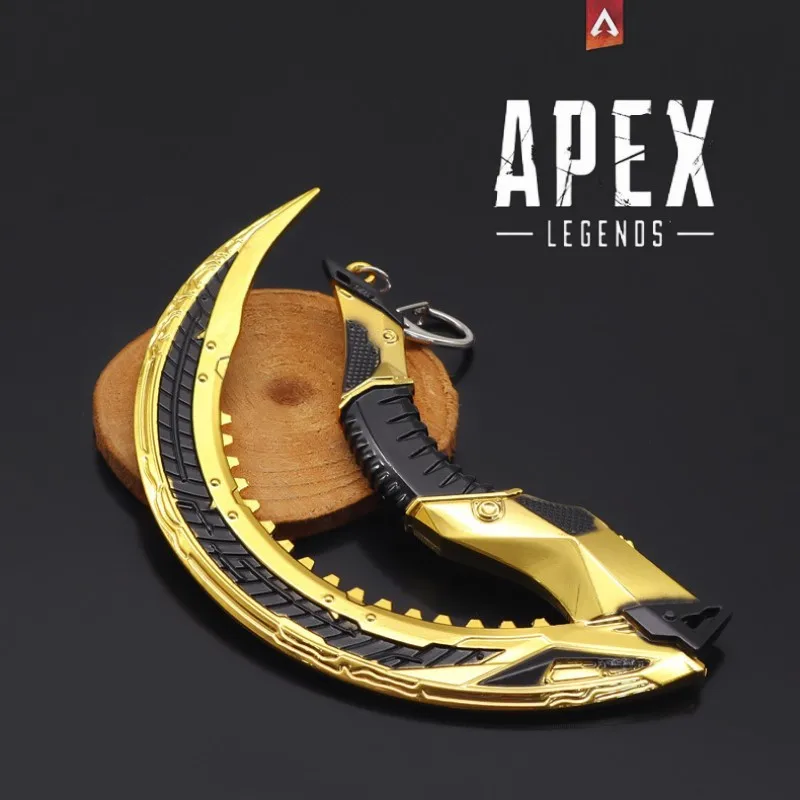 Apex Legends scheda Seer pięść sierp 15cm gra brelok broń Metal Model nóż oktane Valkyrie Katana miecz samuraja dzieci zabawki