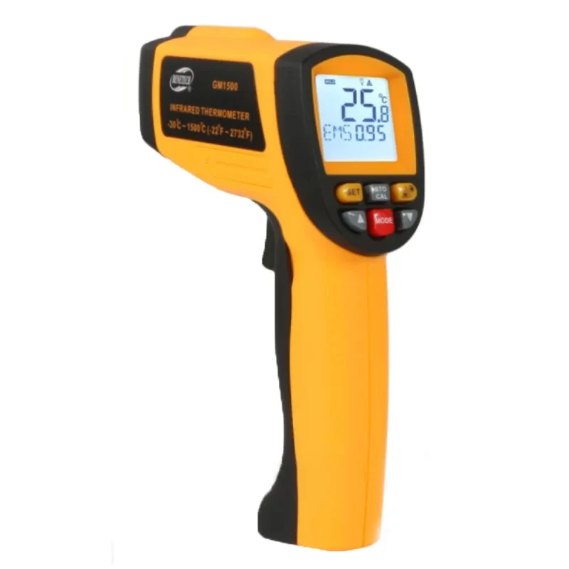 GM1500 Digital Infrared Thermometer Non Contact Pyrometer IR Industial Temterature Tester -30~1500 Degree