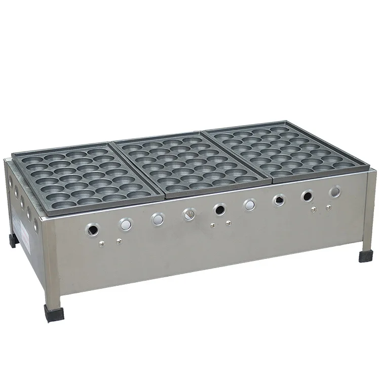 Gas Fish Ball Furnace FY-1113 Commercial Japanese Gas Fish Ball Furnace Three-plate Octopus Burning Machine Octopus Ball Furnace