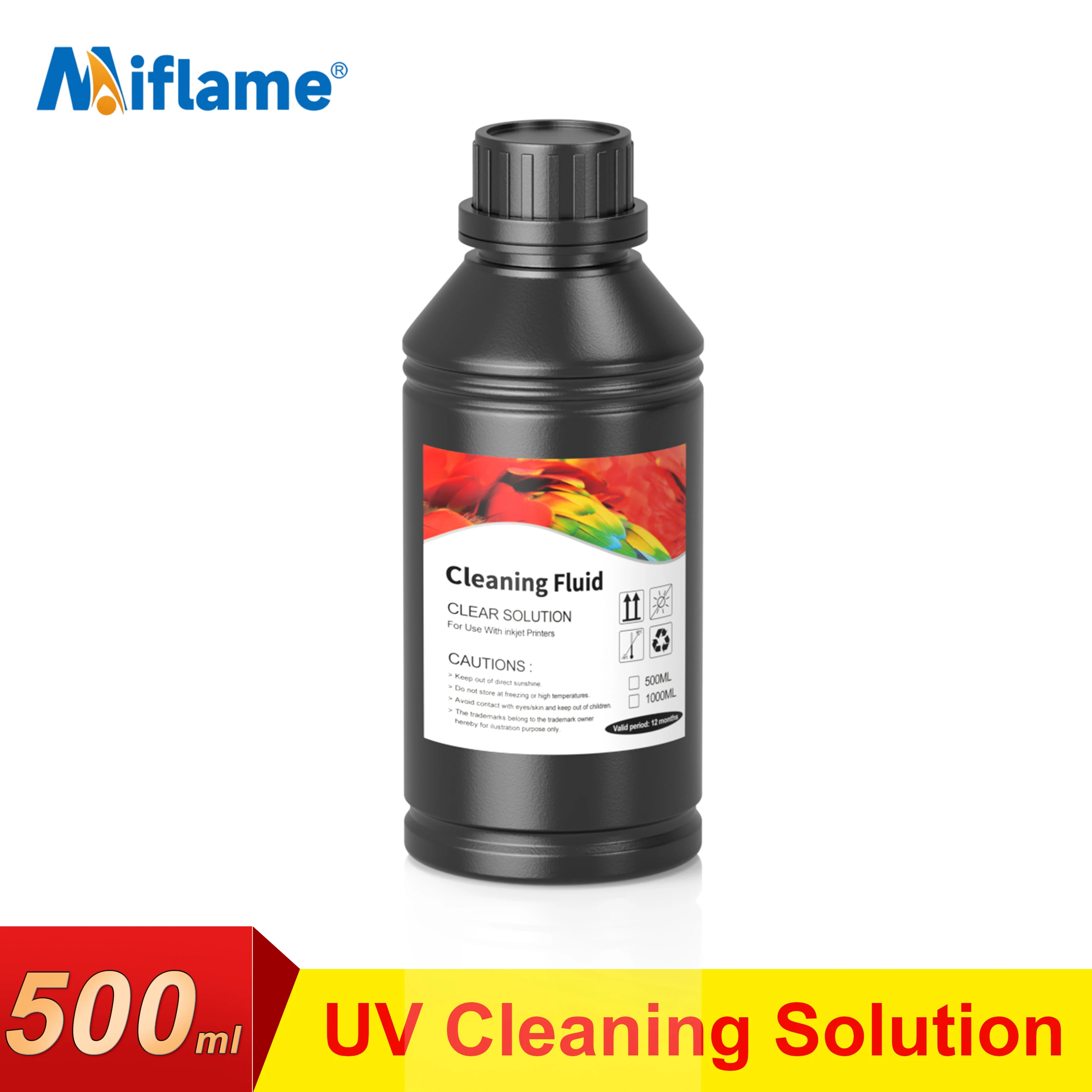 

500ML UV Cleaning Solution For Epson For Ricoh For Mimaki UV Modified Printer Cleaning Fluid UV Printhead Cleaning Liquid
