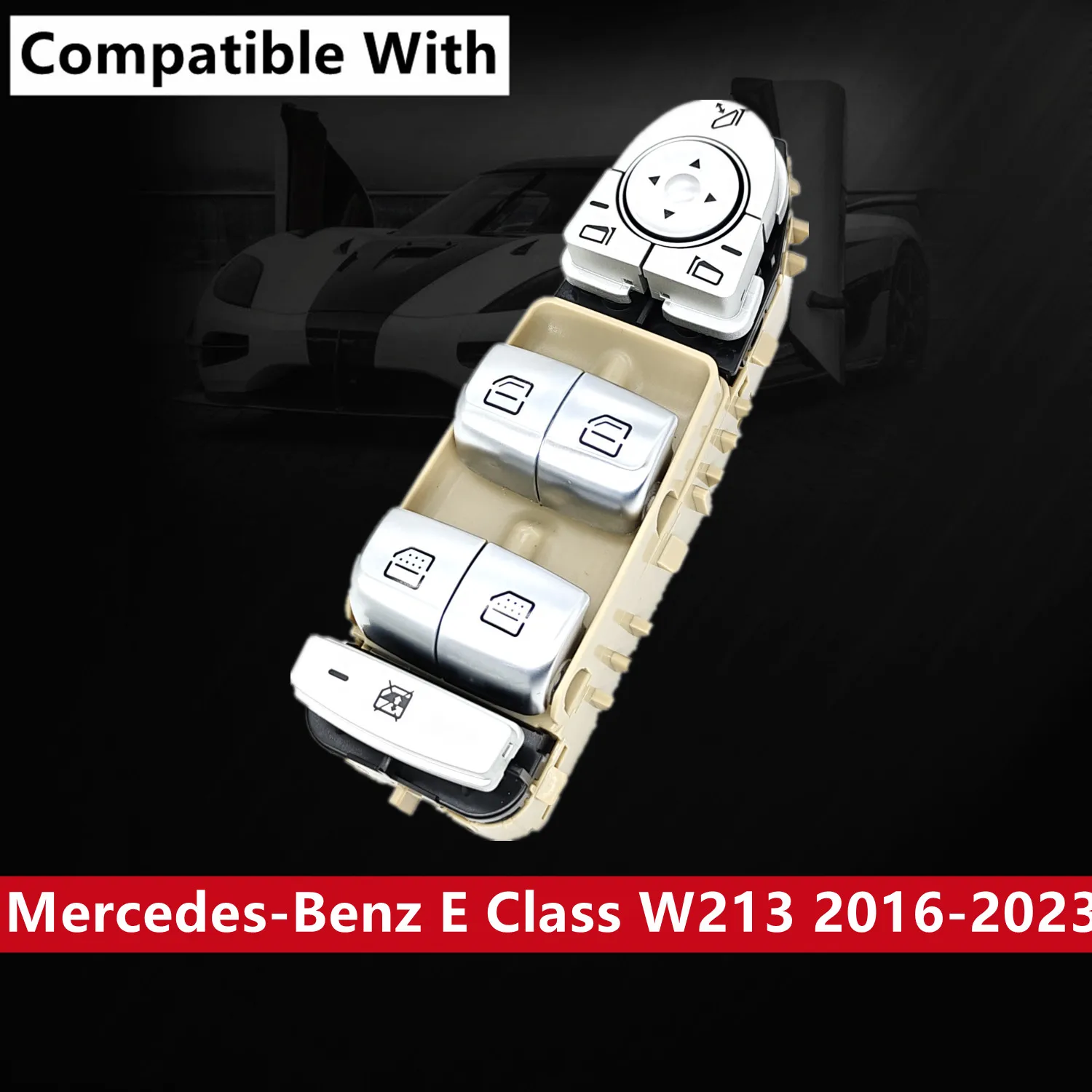Power Master Window Switch For Mercedes Benz E Class W213 2016-2023 2139054803 2229051904 A2139054803 A2229051904