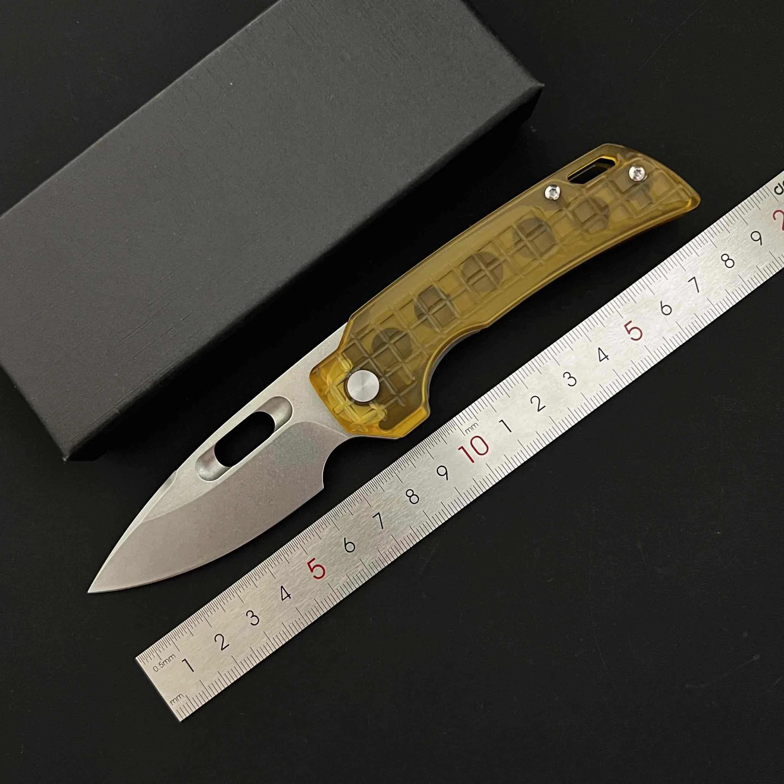 

7-inch K110 steel high hardness sharp folding knife PEI handle outdoor hiking camping knife fruit EDC folding knife tool