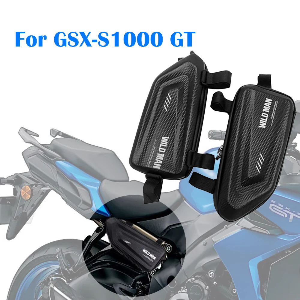 

For GSX-S1000 GT GSXS1000GT GSX S 1000 GT 2022 Chassis Truss Pouch Device Motorcycles Side Bag Waterproof Triangle Accessories
