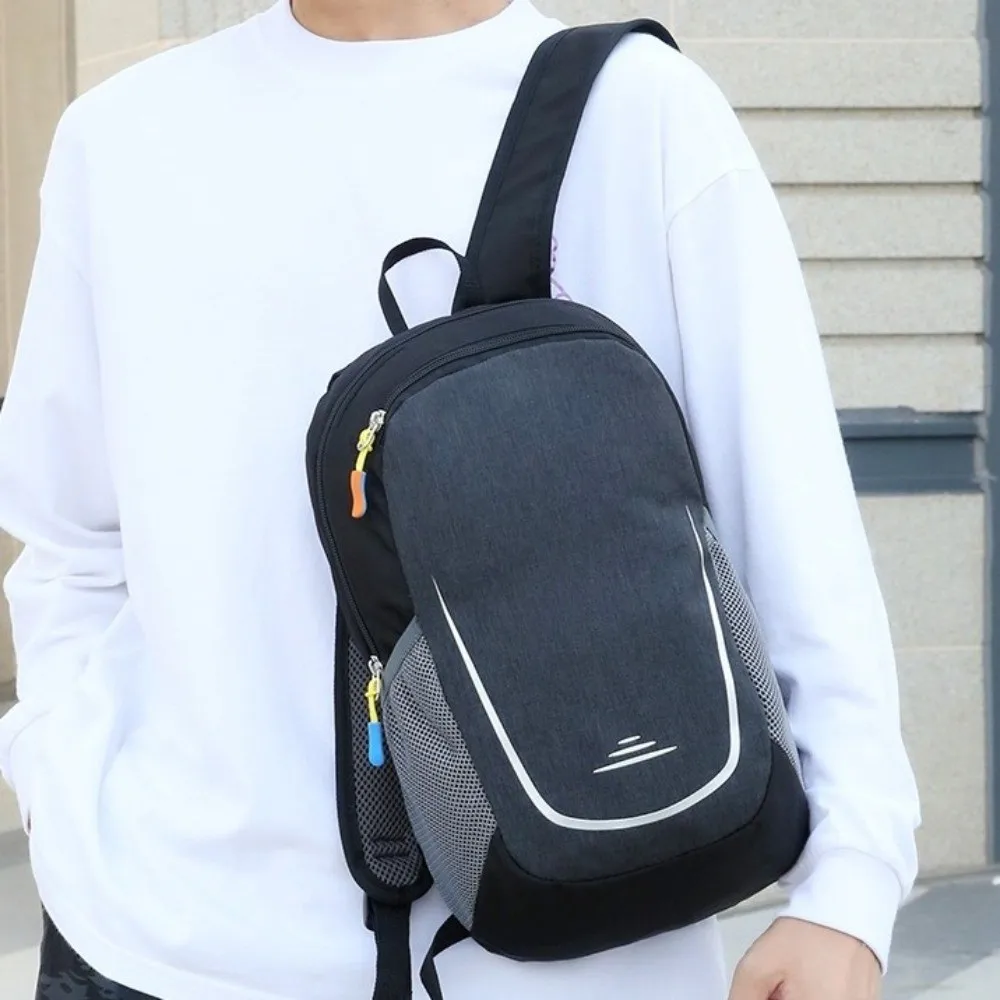 حقائب ظهر رياضية من قماش أكسفورد متعددة الألوان خفيفة الوزن للمشي لمسافات طويلة مقاومة للماء ومقاومة للاهتراء حقيبة كتف للسفر للرجال #1