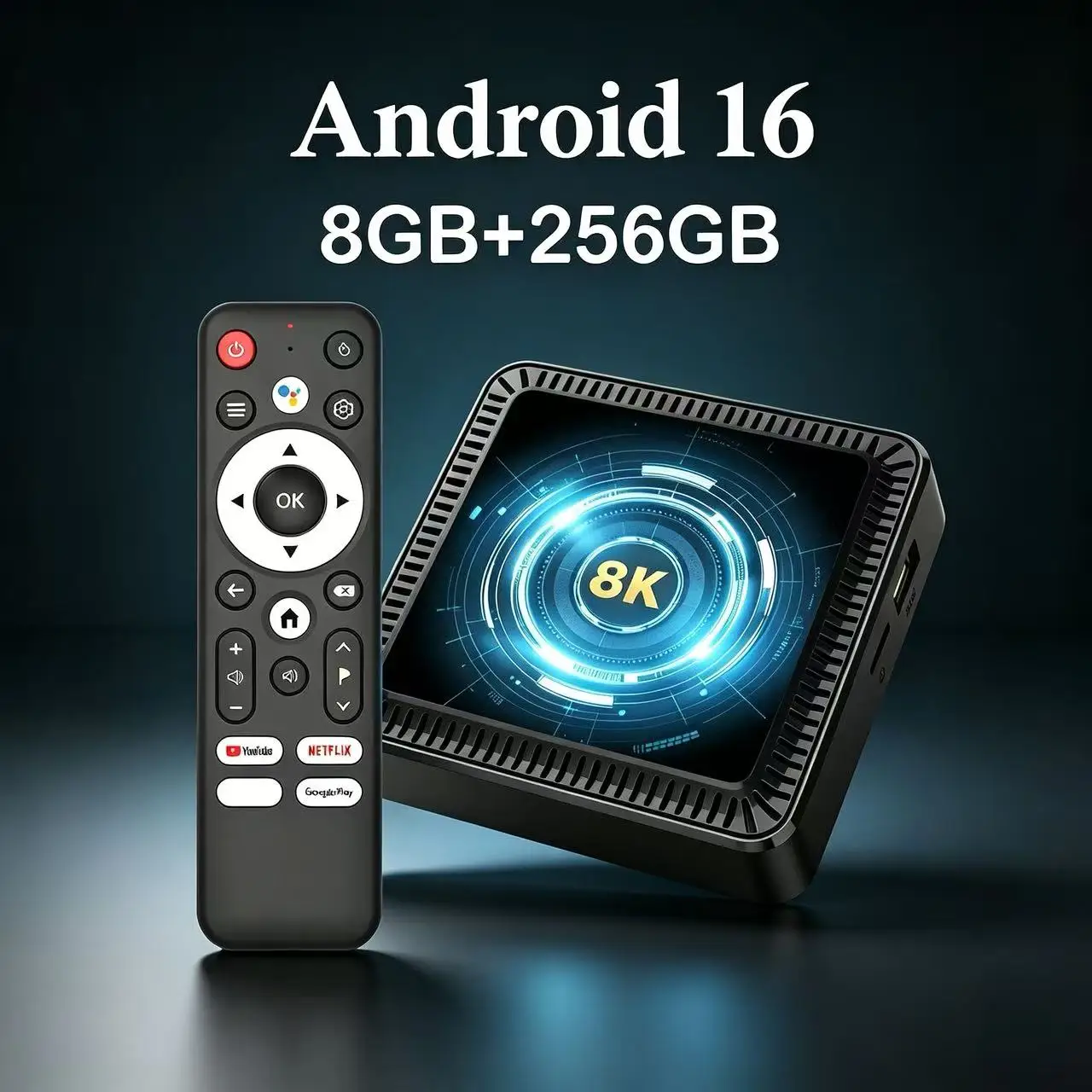 Q19 Smart TV Box Android 16 Allwinner H618 8GB+256GB 8K Vide