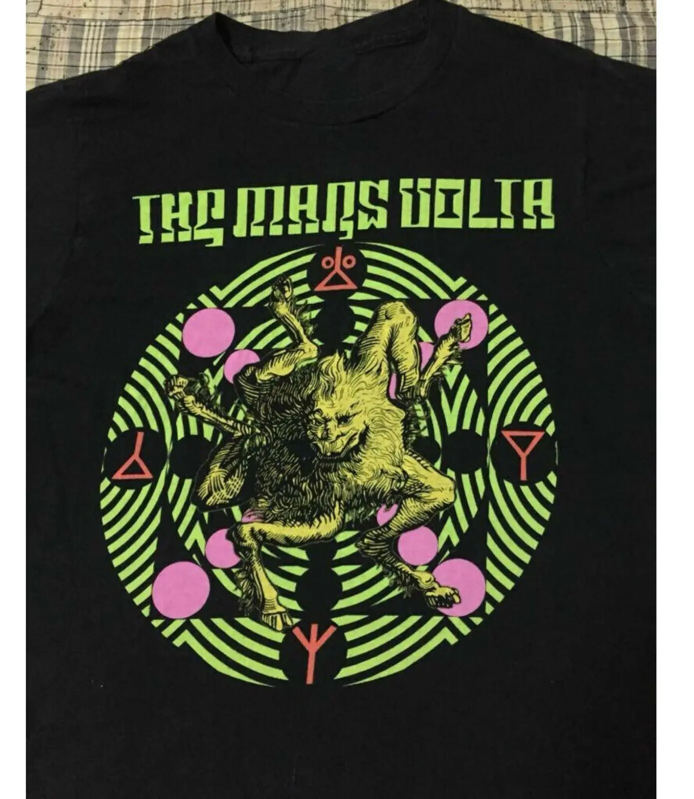 Vintage The Mars Volta Brixton Academy London Cotton Black Full Size T Shirt