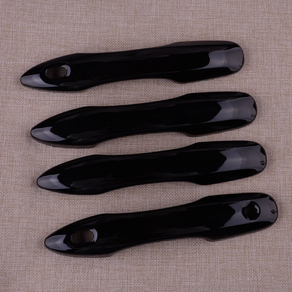 4Pcs Exterior Door Handle Covers Trims With Smart Entry Black Fit for Toyota Corolla Hatchback 2019 2020 2021 2022 2023 ABS