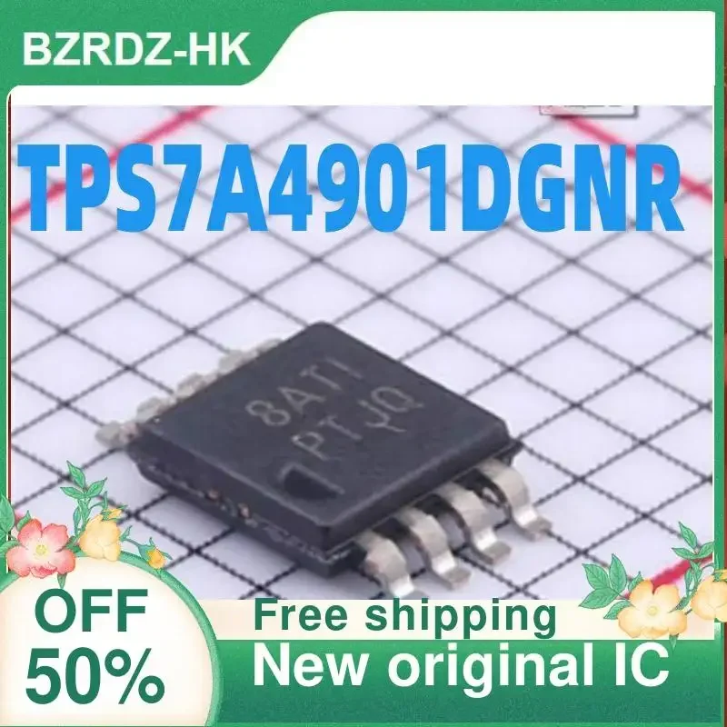 15PCS TPS7A4901DGNR  PTJQ MSOP8   New original IC Linear Regulator