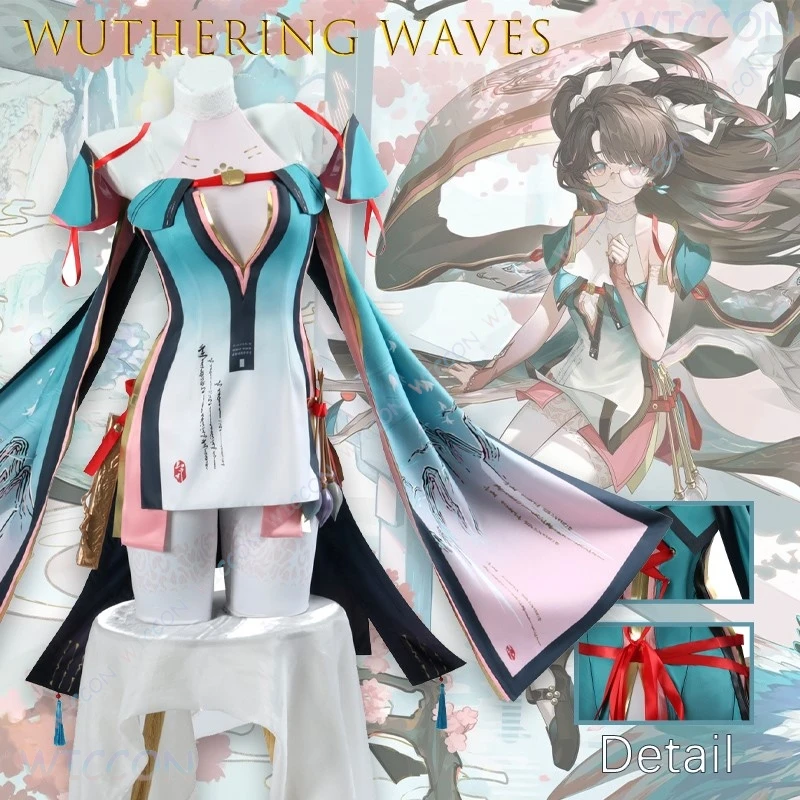 

Zhezhi Cosplay Costume Wuthering WavesSpring Peach Girl Ink Brush Inkstone Branch Game Character‌‌‌‌‌‌‌‌‌‌‌‌‌‌‌‌‌‌‌‌‌‌‌‌‌‌‌‌