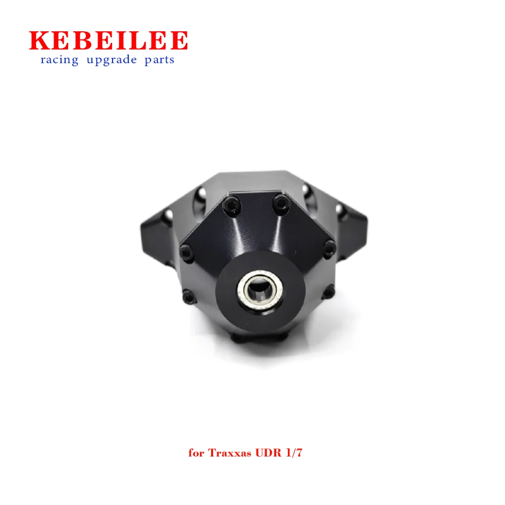 KEBEILEE CNC 7075#Aluminum Rear Axle Housing Halves Design For Traxxas UDR 1/7