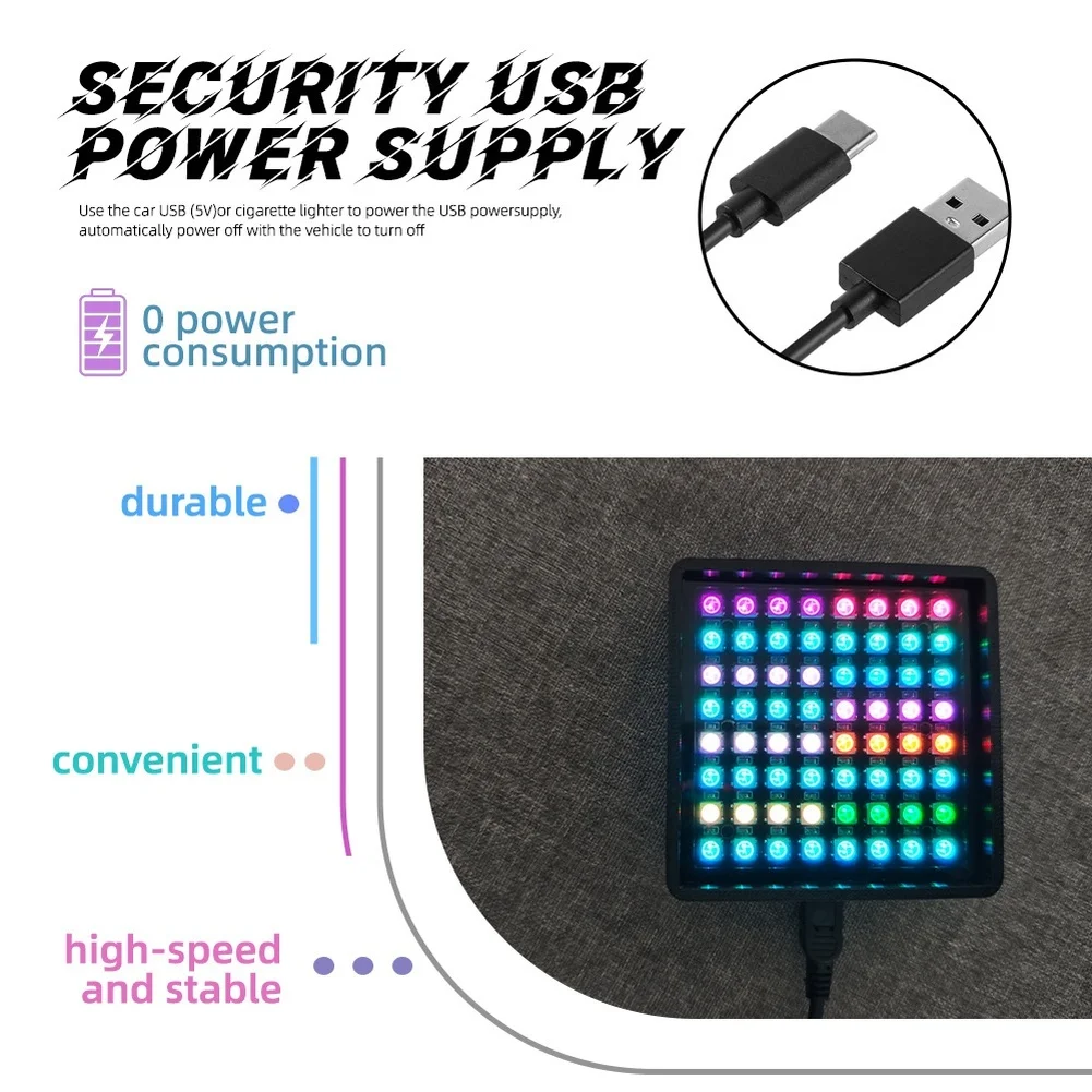 Adjustable Color Settings For Gaming USB Powered Gear Light 11x10x6cm Dashboard Signal Light Energy Efficient Design