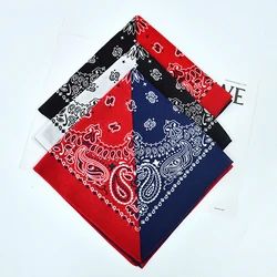 54cm*54cm Hip Hop Bandana Outdoor Man Women Fashion Sports Cotton Bandana Square Scarf Riding Camping Cycling Headscarf