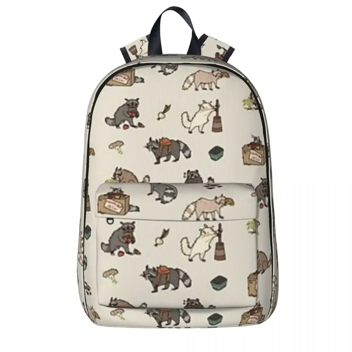 

Рюкзак с изображением енотов Farmcore, водонепроницаемая студенческая школьная сумка, рюкзак для ноутбука, дорожный рюкзак, большая вместительная сумка для книг