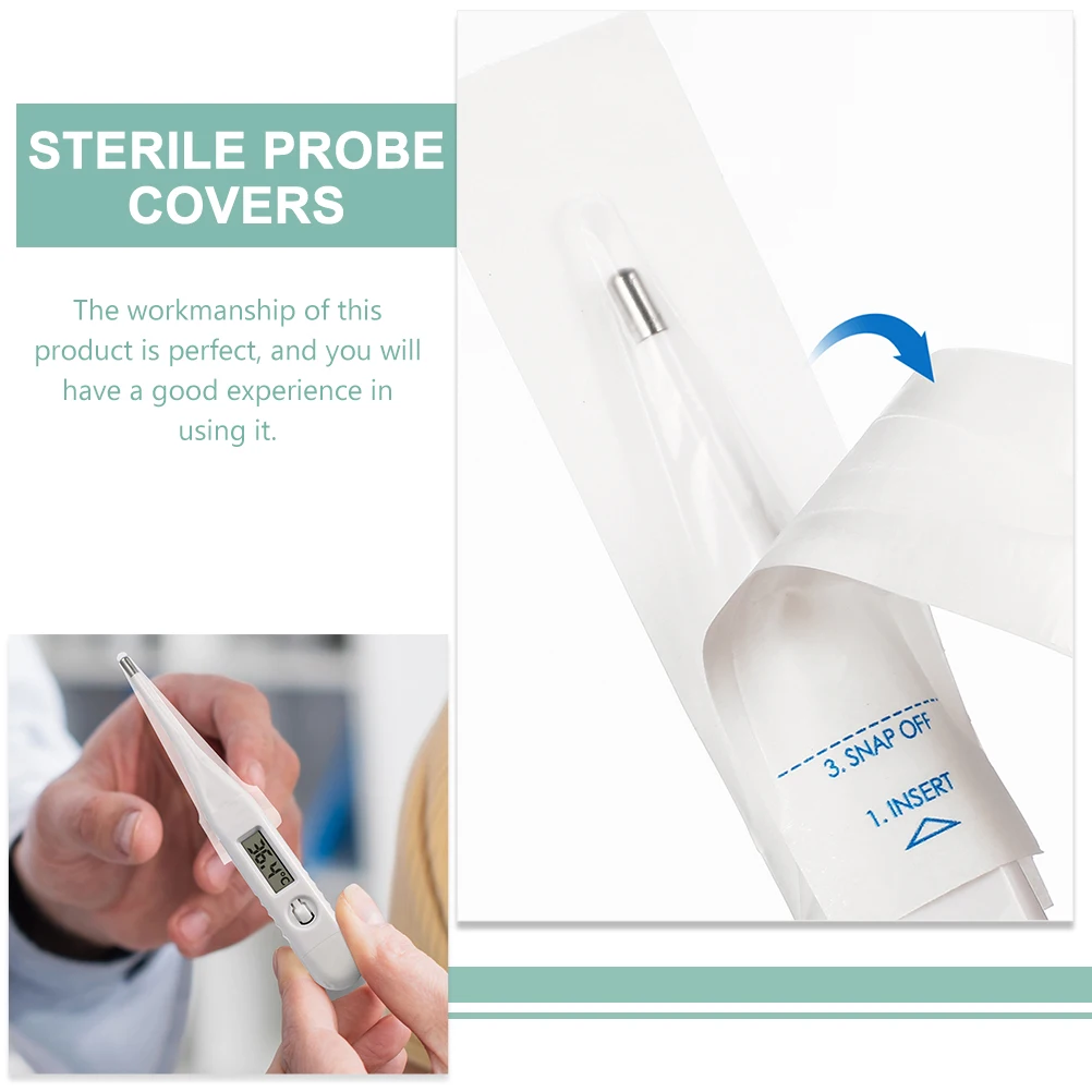 

50 шт. цифровые чехлы одноразовые универсальные рукава для зондов для полости рта стерильные защитные чехлы для электронного термометра одноразовое использование