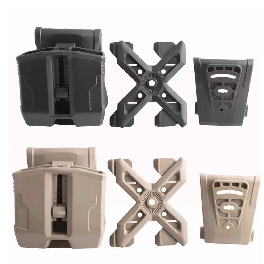 

Tactical PG-9 Rugged Dual Magazine Bag Grade 8 Manual Adjustable Magazine Compatible Innovative System for Fast Safety Molle