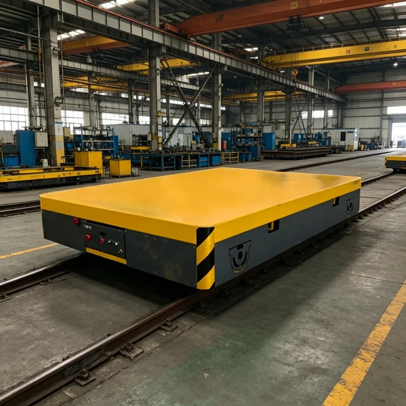 Safe Stable Intelligent Induction Electric Transfer Cart Trackless for Factory Cargo & Warehouse Logistics