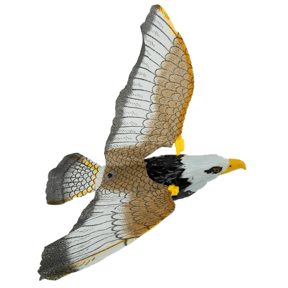 1pc Bird For Eagle Hawk Scarer Electric Bird Garden Art Bird Flapping Stake Decor Farm Falcons 43x25cm Lawn Vivid Statue Decorat view 6