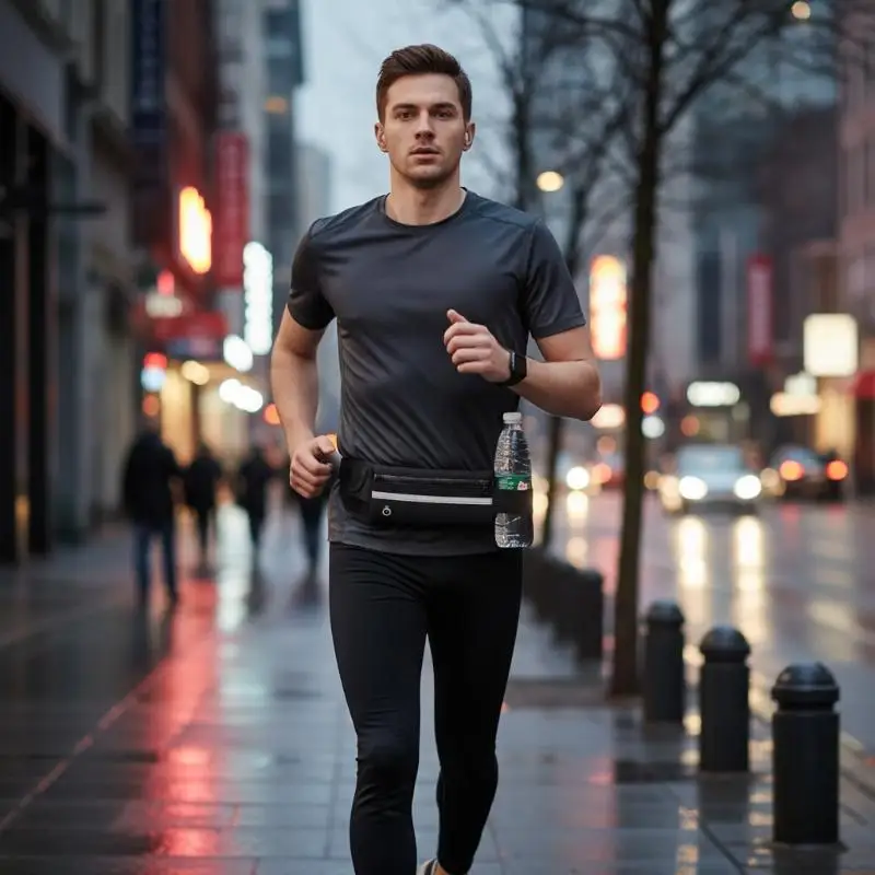 1PC Efficient Waterproof Sports Waist Bag with Lightweight Material for Unrestricted Movement