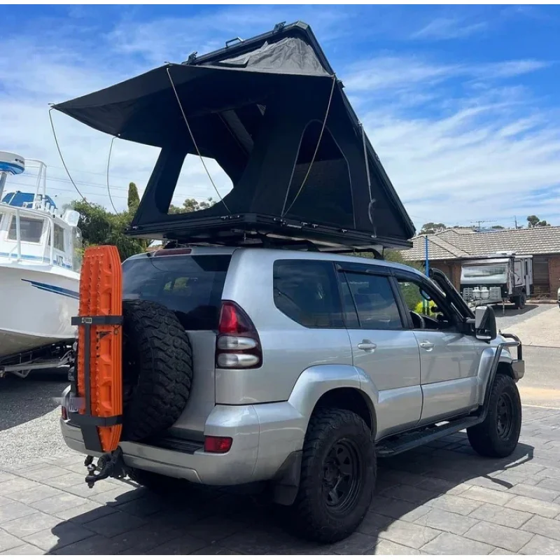 

Популярная палатка-тент на крышу автомобиля для 2-3 человек, треугольная, из алюминия, с жестким корпусом, для кемпинга на открытом воздухе, для Австралии