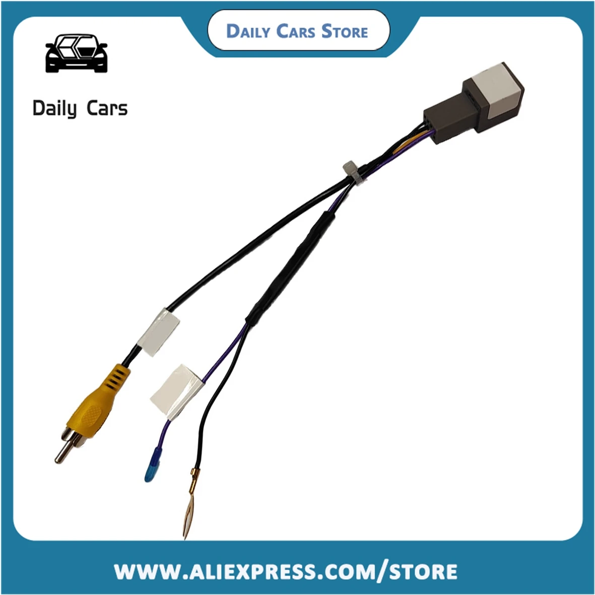8-pin Reverse Camera Output Video Adapter Wiring Cable For Mitsubishi Xpander Direct Installation Quick Installation