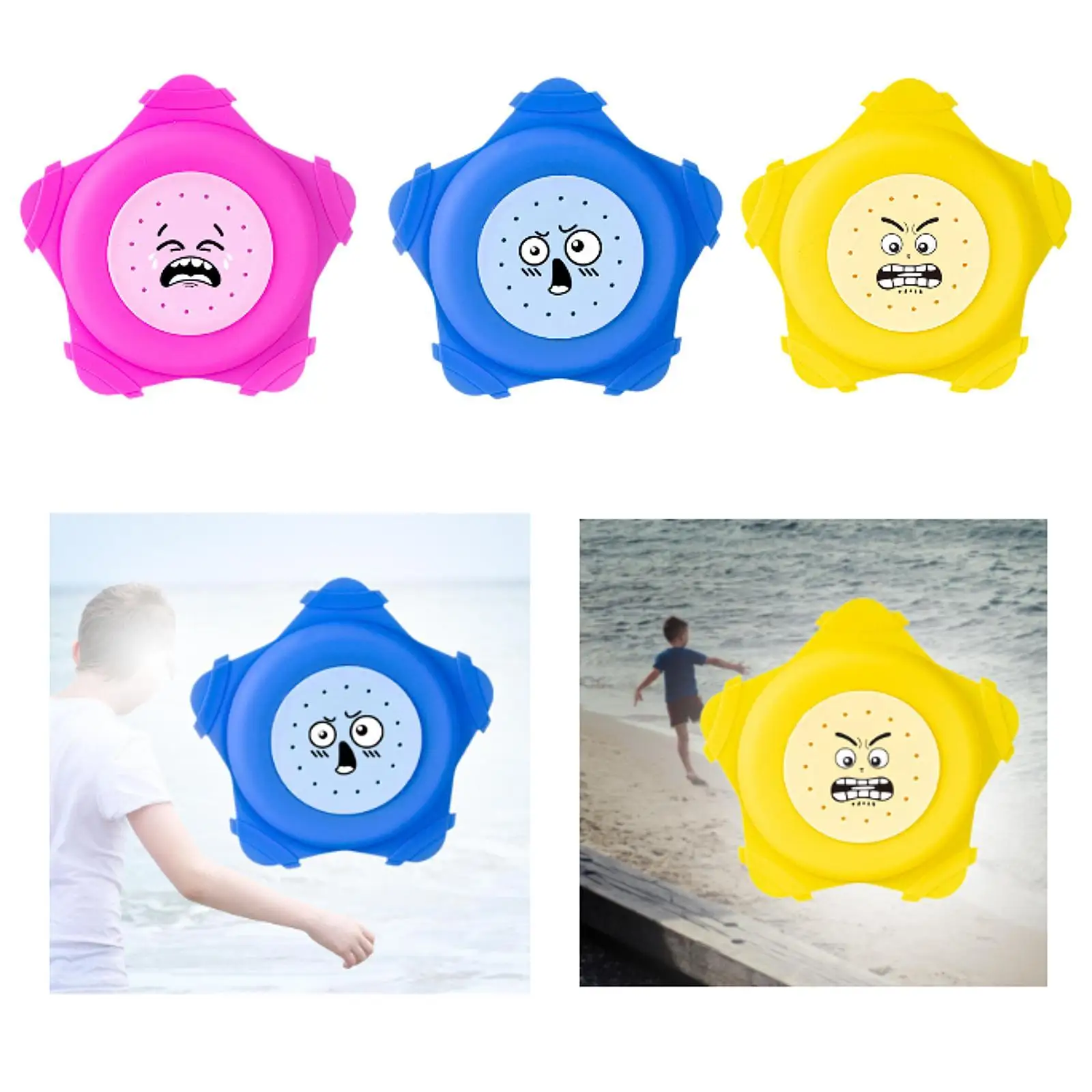 Kids Flying Saucers Parent Child Interaction Family Fun Hand Throwing Outdoor