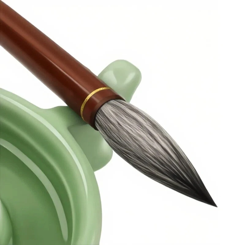 Traditional Professional Fox Hair Calligraphy Brush Regular Script Running Script Writing Brush Art Painting Brush Drawing Pen