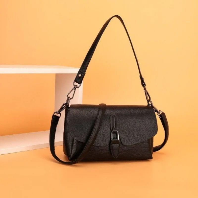 

Модная кожаная женская сумка-мессенджер, роскошная брендовая классическая элегантная шикарная подкладка, модная повседневная винтажная сумка ​