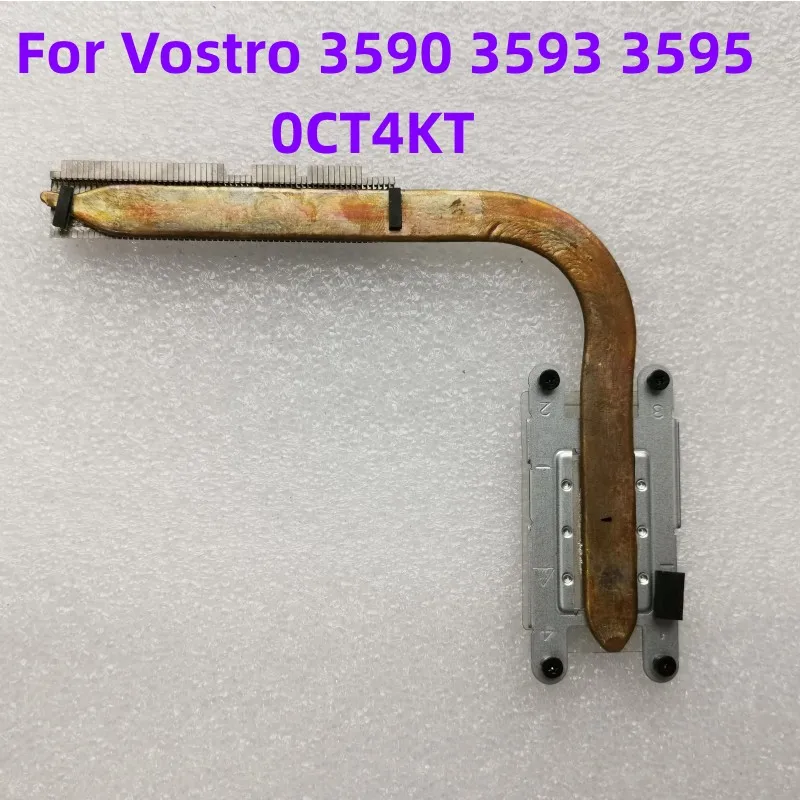 Original For Vostro 3590 3593 3595 Laptop Heat Sink Copper Pipe 0CT4KT