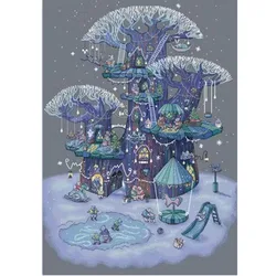 ZZ8197For Needlework Kit NOT PRINTED Cross stich Painting Set Cross Stitch Kits Cross-stitch Embroidery Set Stitch Kits Cross