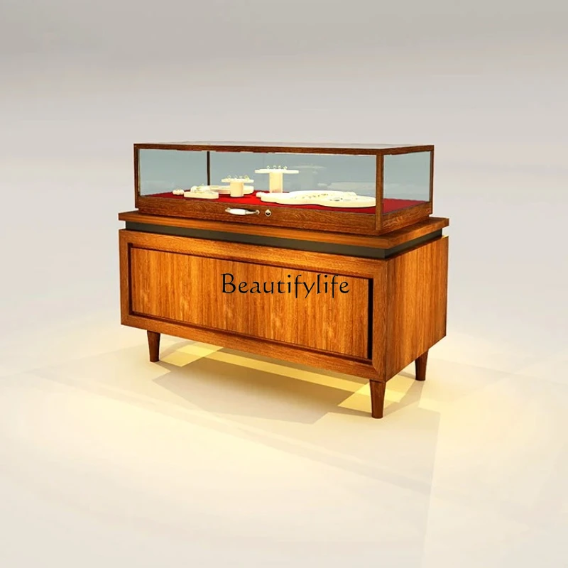 Single product cultural relics glass display cabinet jewelry display cabinet