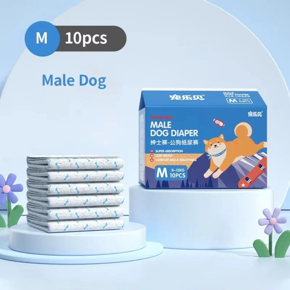 Comfortable Soft Disposable Dog Diapers Female Male Dogs Leak Proof Doggie Diaper Puppy Shorts Super Absorbent Nappies Pants
