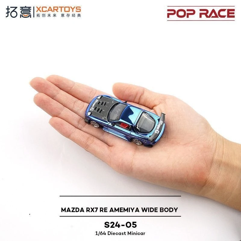

XCARTOYS 1/64 MAZDA RX7 RE AMEMIYA WIDE BODY Simulation Alloy Die-Casting Car Model Collection Children's Birthday Gift Toys