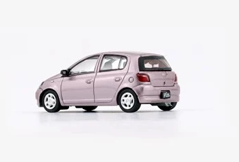 BMCreations 1:64 1998 Yaris  Echo  Vitz 5 doors - Pink Diecast Alloy Toy Cars Simulation Model For Collection gift