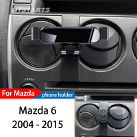 Car Phone Holder For Mazda 6 2004-2015 GPS Special Gravity Navigation Mobile Bracket 360 Degree Rotating Bracket Accessories