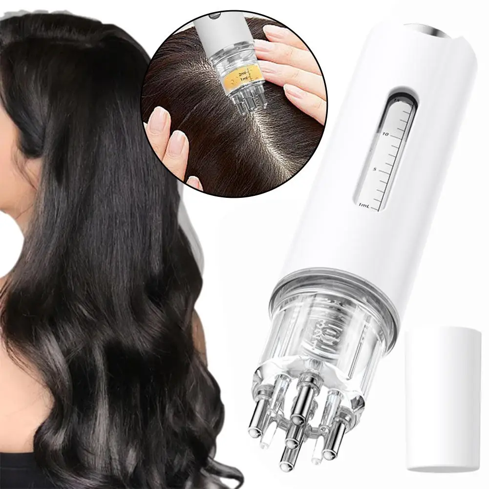 

Аппликатор для кожи головы, портативный роликовый аппликатор для эфирного масла, массажная расческа для кожи головы, против выпадения волос, уход за лекарством, доставка в O4P7