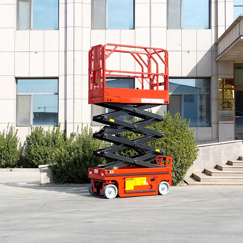 Lift Platform Telescoping Lift Foldable Electric Scaffolding Mechanical Portable Lift Platform