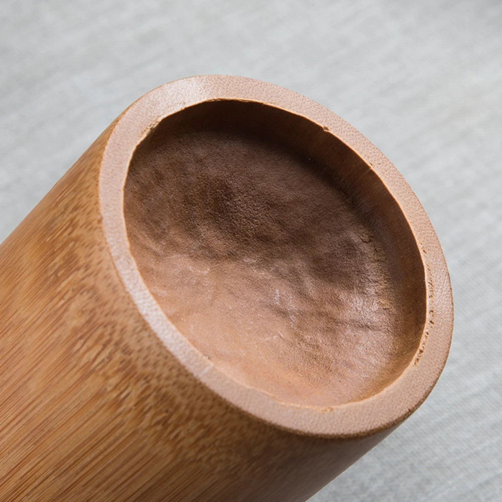 

Bamboo Tea Canister Eco friendly Simple Food Storage Jar Sealed Dry Fresh Safe Home Office Cafes Pantry