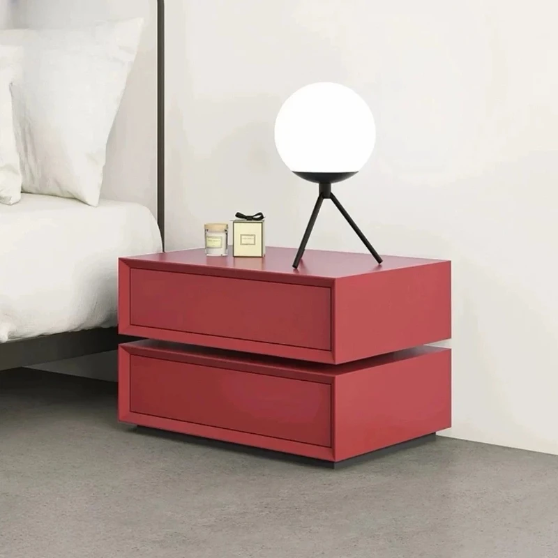 Elegant Dressers Bedside Table Classic Modern Italian Luxury Nightstand Storage Nordic Narrow Mesitas De Noche Bedroom Furniture