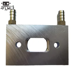Metal Water-cooled Block 1pc Fit Connecting Cylinder To Exhaust Pipe for 26cc 29CC 30cc Zenoah CY RCMK Gas Marine Engines Parts