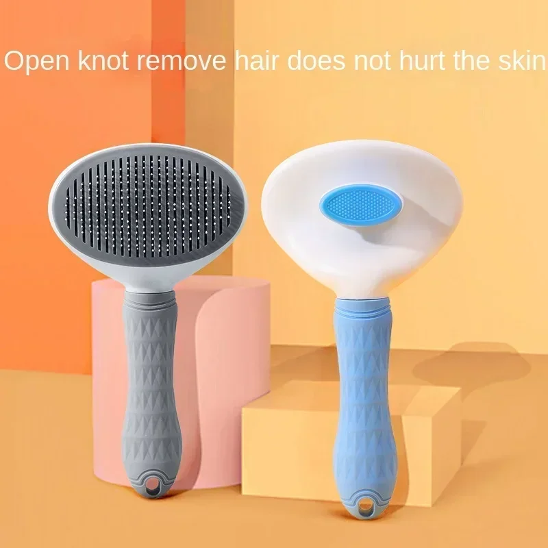 

One click hair removal pet supplies comb hair removal cat comb automatic hair removal dog comb wholesale pet groomingies