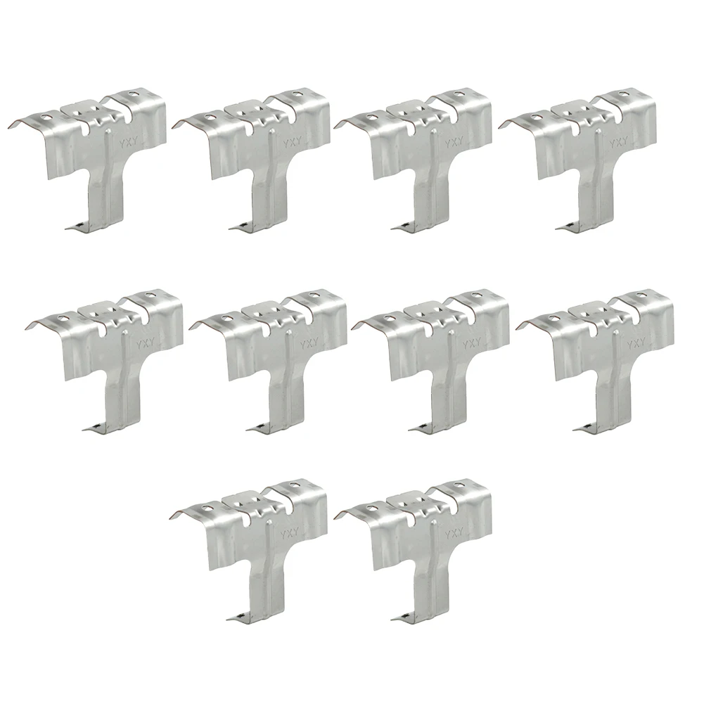 10pcs 30/33/35/40mm Stainless Steel Solar Panel Photovoltaic Water Guide Clip Deflector Mud Drain Button Water Redirection Clips