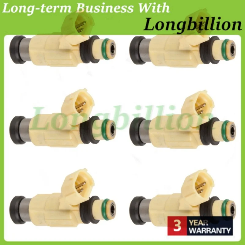 New 15710-52D00 1571052D00 800-1975N 842-12307 FJ939 CDH240 INP-774 4/6pcs Fuel Injector for 2001 Suzuki Grand Vitara XL-7 2.7L