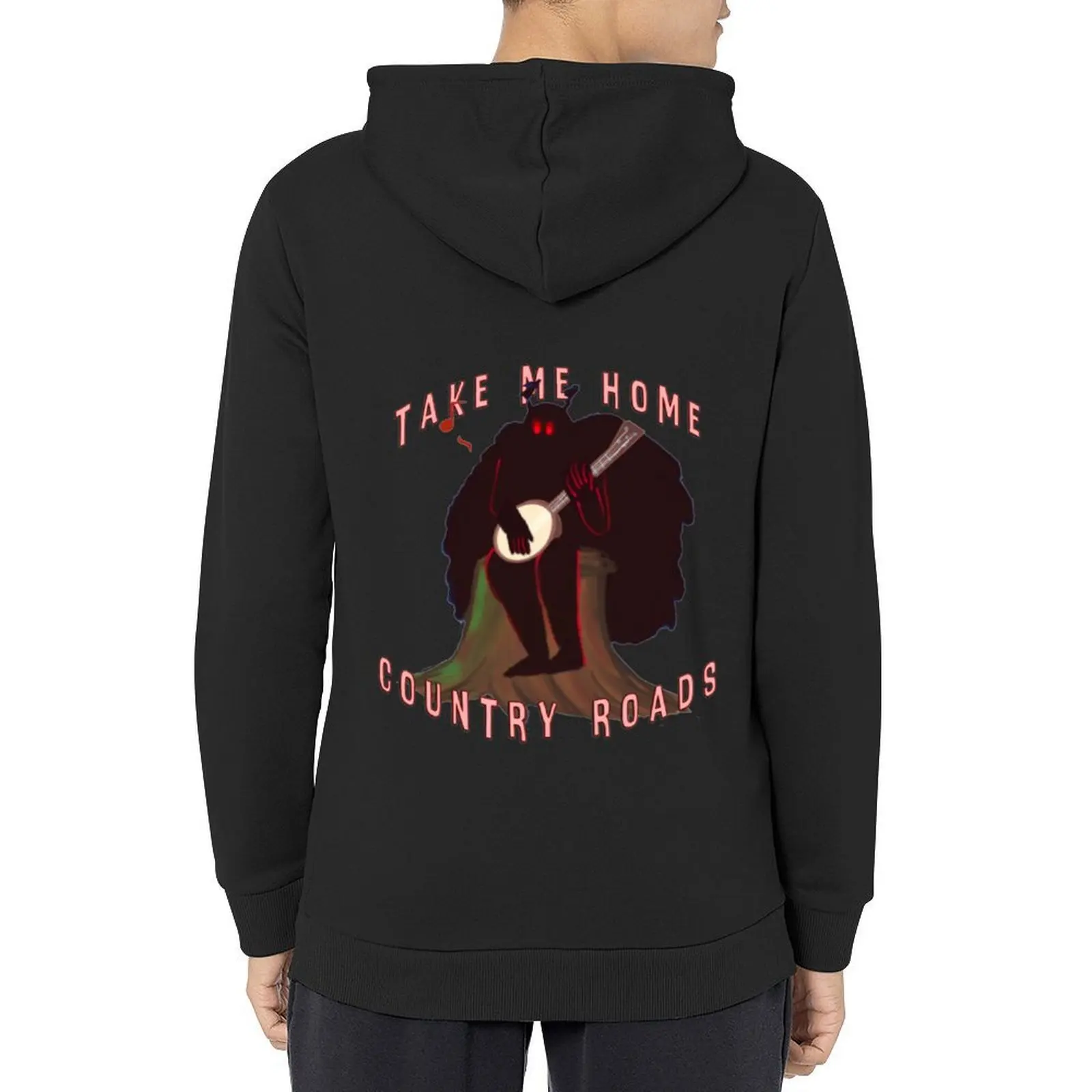 

Mothman, Country Roads (but like he has a Banjo) Hoodie aesthetic clothing autumn jacket men autumn big size hoodie