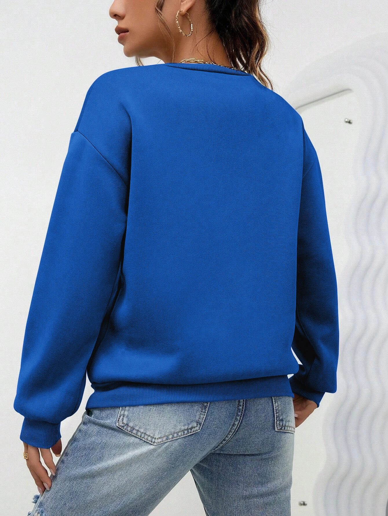 Solid Color Multicolor Woman Hoodie Casual Comfortable Clothing Loose Trendy Sweatshirt  Autumn Crewneck Female Pullovers