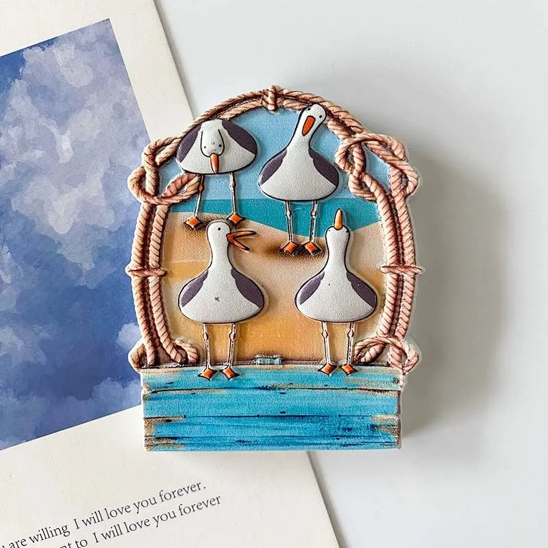 

Cute Seagull Creative Refrigerator MagnetinsFeng Home Decorations Personalized Souvenirs Gift Resin Magnets