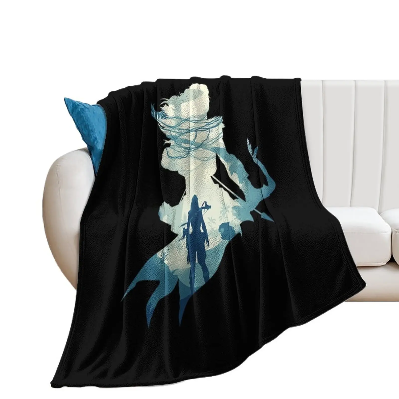 Horizon Zero Dawn T-ShirtNot Safe To Go Alone Throw Blanket Soft Big Furrys For Decorative Sofa Bed covers Blankets