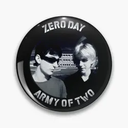 Zero Day 2003 Army Of Two  Soft Button Pin Metal Jewelry Funny Creative Badge Collar Lapel Pin Cute Clothes Cartoon Brooch Hat