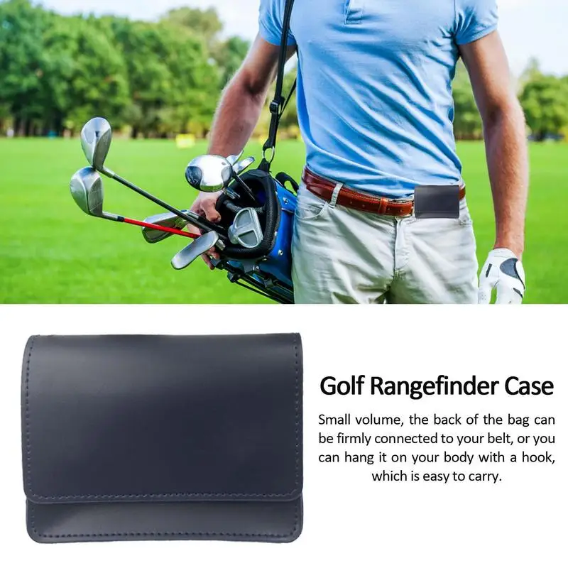 Golf Storage Bag Gauge Leather Case Telescope Storage Bag Universal Rangefinder Carrying Pouch Small Waist Pack Fashion Portable