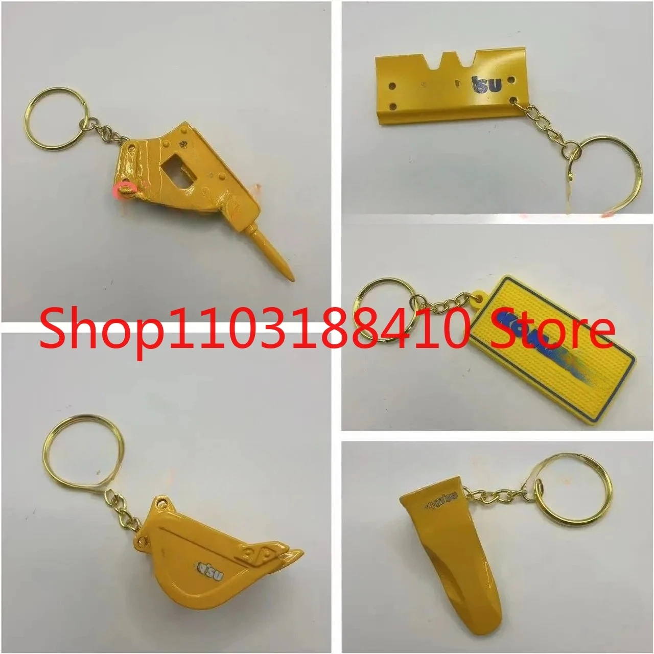 Heavy Equipment Key Ring - For PC Excavator Heavy Equipment Keychain